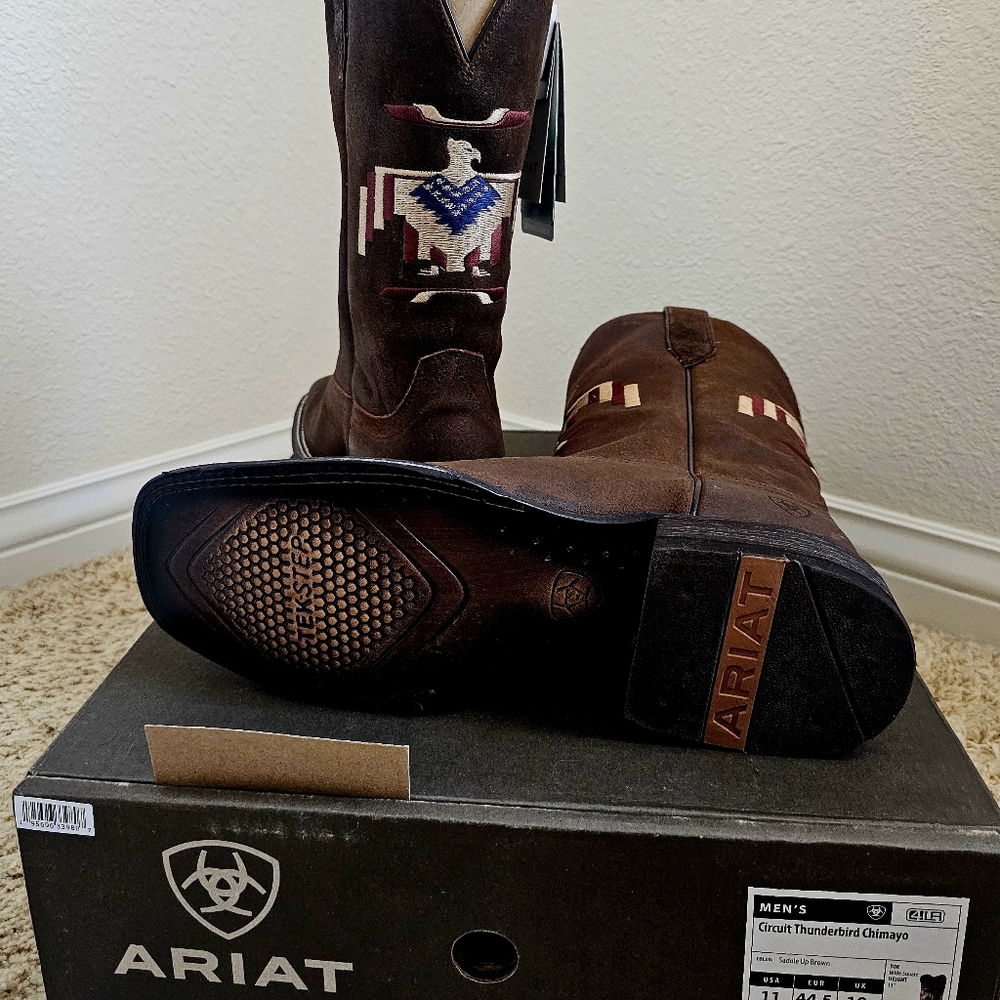 Ariats mens cowboy boots Size 11 - Picture 7 of 8
